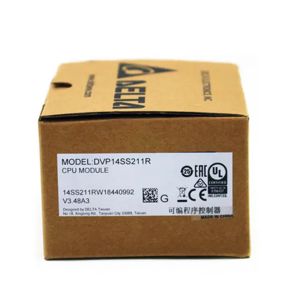 Delta DVP SS 14 SS2 14SS211R PLC 14SS2 DVP-14SS2 Dijital CPU Modülü DVP14SS211R RS232 Girişli Paket Endüstriyel Ect