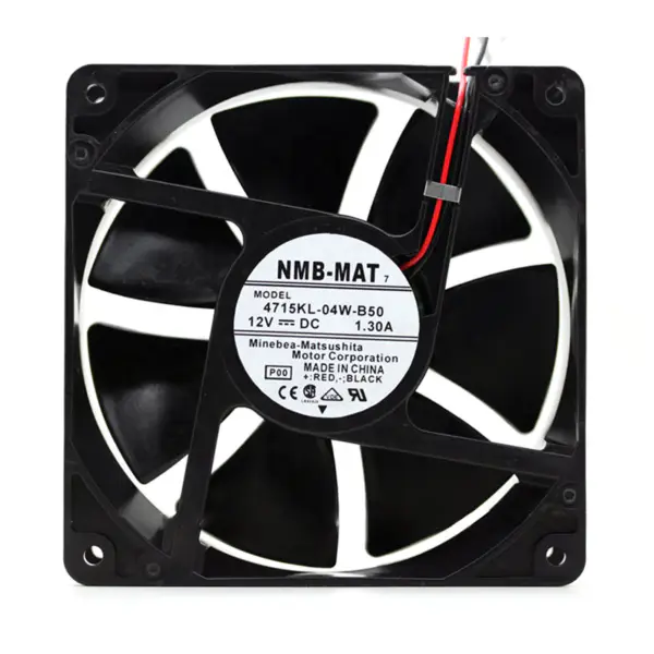 NMB 4715KL-04W-B50 12CM 12V 1.30A şiddetli şasi soğutma fanı sunucu fanı