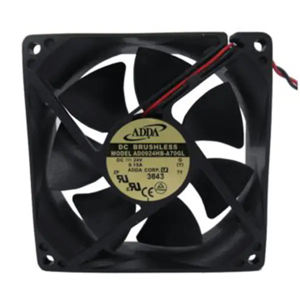 AD0924HB-A70GL AD0924HB-A71GL axial fan 92 *92*25mm DC 24 VDC 52.5CFM
