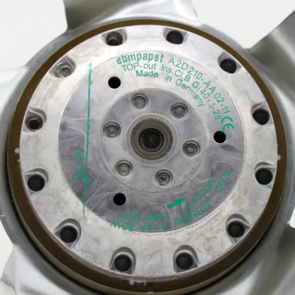 ebmpapst AC eksenel fan 400V 80W 2700 RPM A2D210-AA02-11 Motor fanı Elektrikli kontrol kabini fanı