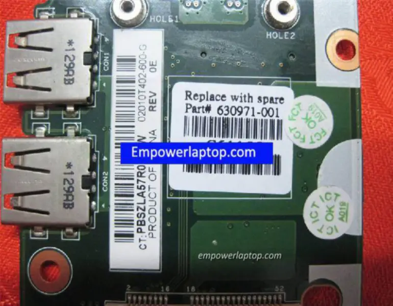 HP mini 210 630971-001 Anakart