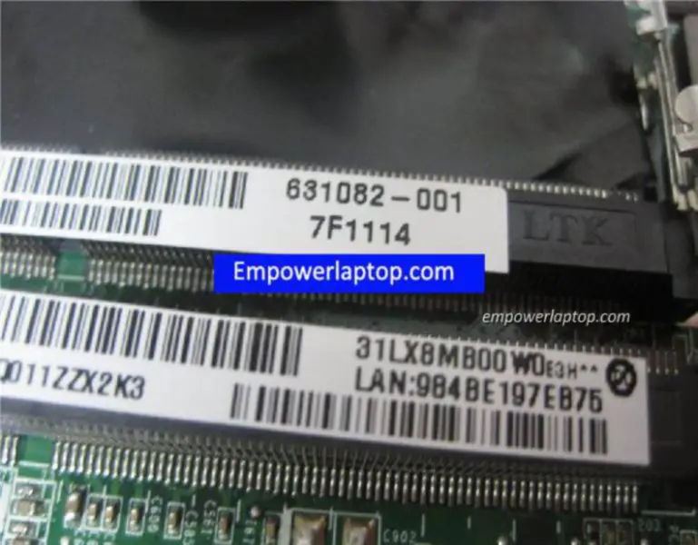 HP DV6 DV6-3000 631082-001 Anakart