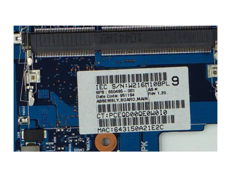 HP 650485-001 DV4 DV4T Anakart