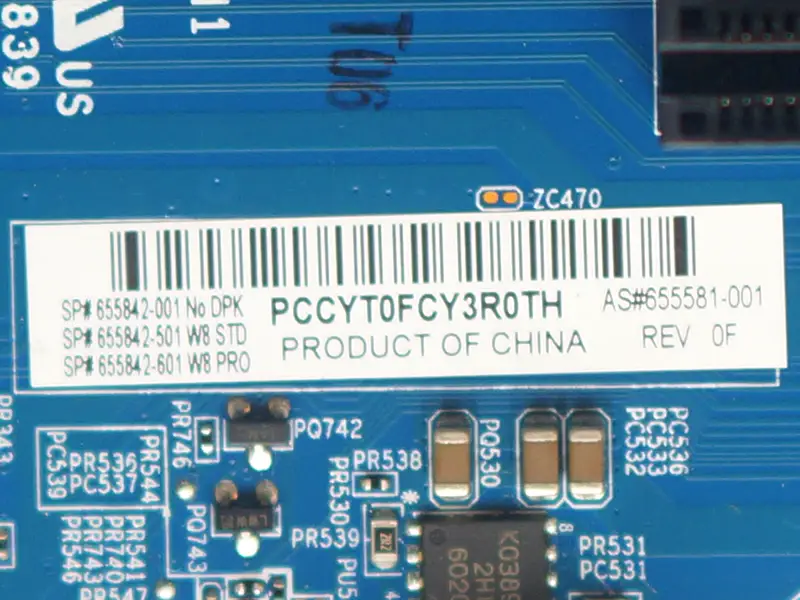 HP Z220 CMT 655842-001 655581-001 İş İstasyonu Anakartı