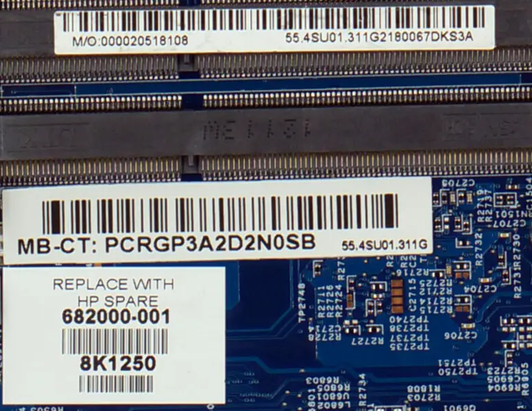 HP 682000-001 DV7 DV7T DV7-7000 DV7T-7000 Anakart