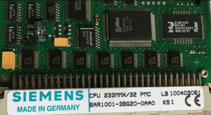 SIEMENS CPU 233MMX 32 PMC 6AR1001-3BG20-0AA0 Endüstriyel ekipman anakartı
