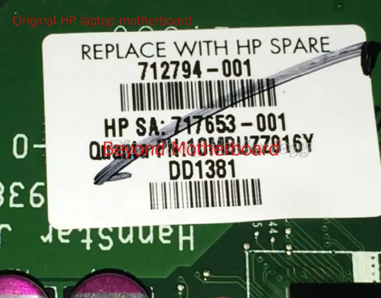 HP 712794-001 pavilion için anakart