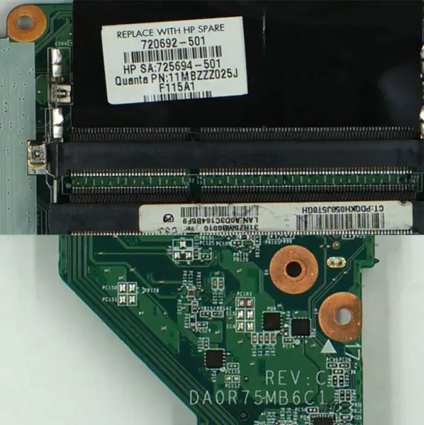 HP 720692-501 720692-001 15 Anakart