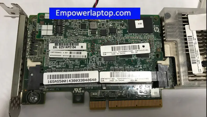 HP P440 RAID 4/2GB 749797-001 726823-001 784483-001 726815-001 Dizi Kartı