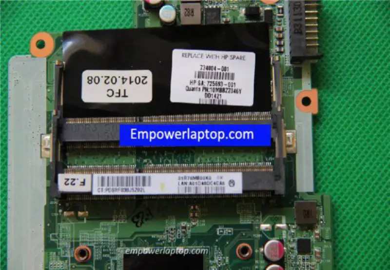 HP 15 15-E DA0R76MB6D0 734004-001 Anakart