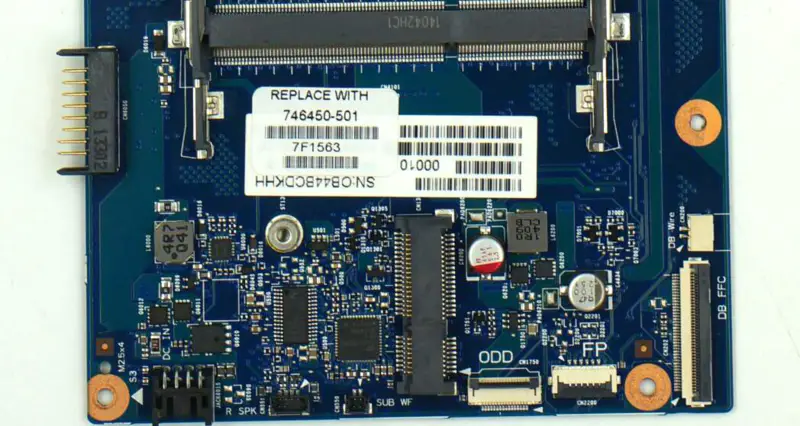 HP 17-J 746450-501 6050A2549501-MB-A02 Anakart