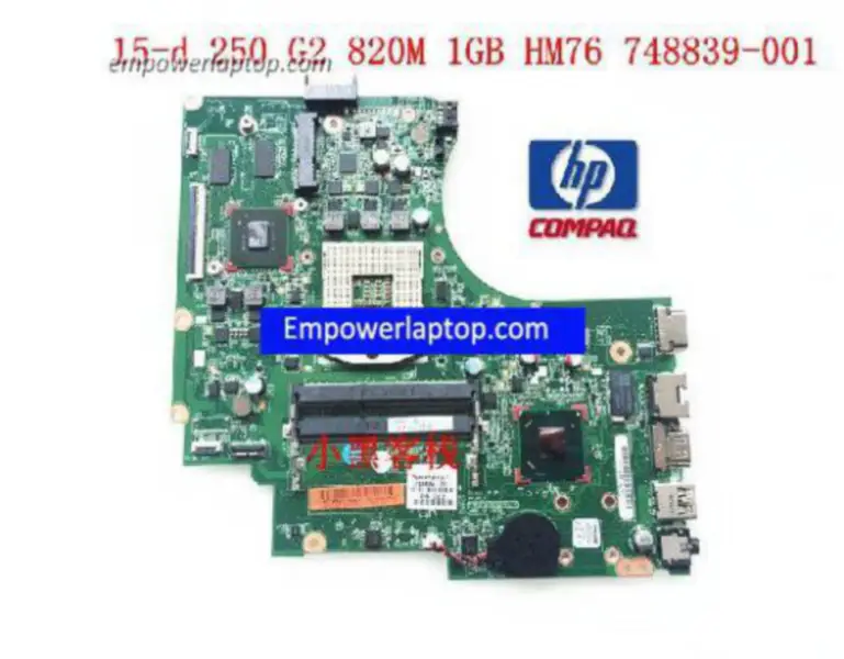 HP 15-D 250 G2 748839-001 Anakart