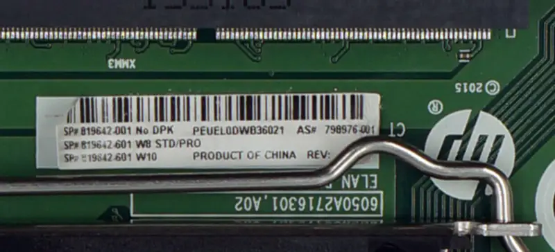 HP 798976-001 ProOne 600 G2 819642-001 Anakart