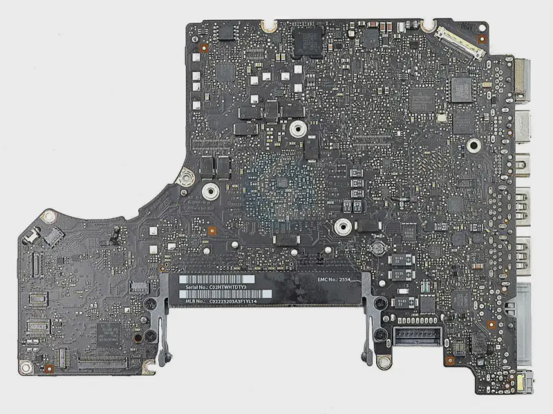 i5-3210M işlemcili Macbook Pro A1278 820-3115-B MD101 MD102 Anakart (2012 Yılı)