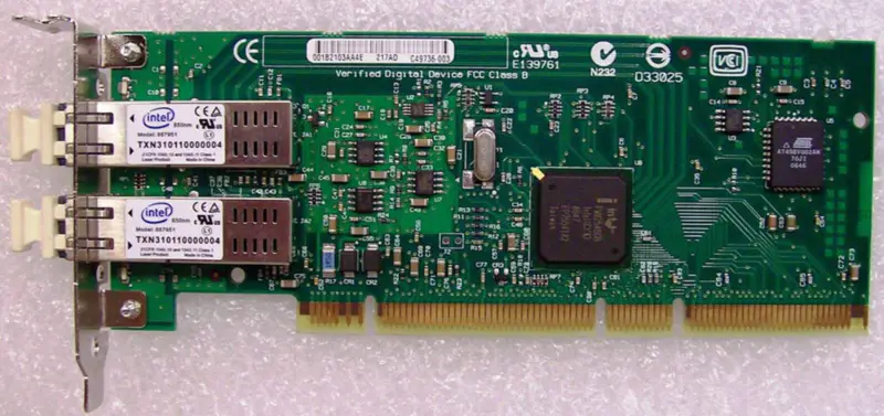 Intel PWLA8492MFG3L20 PRO/1000 MF PCI-X Çift Fiber Adaptör