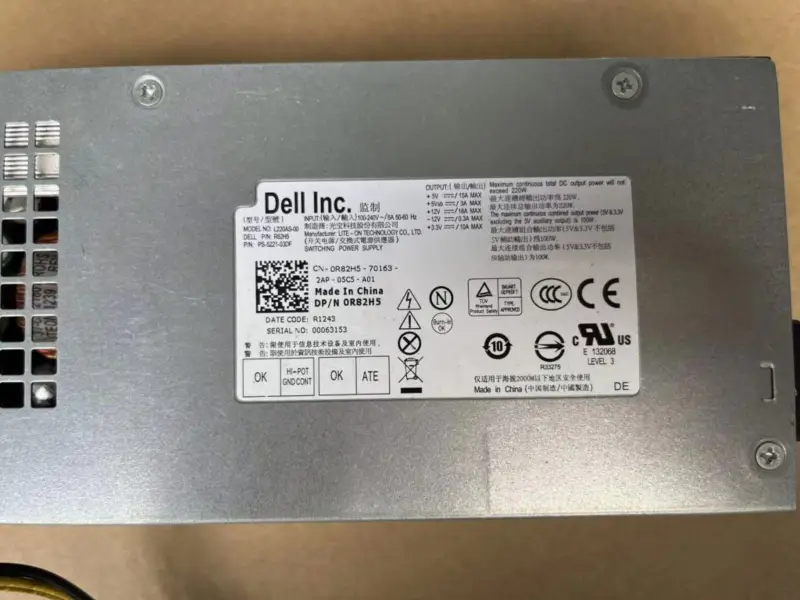 Dell DPS-220UB A L220AS-00 Güç Kaynağı