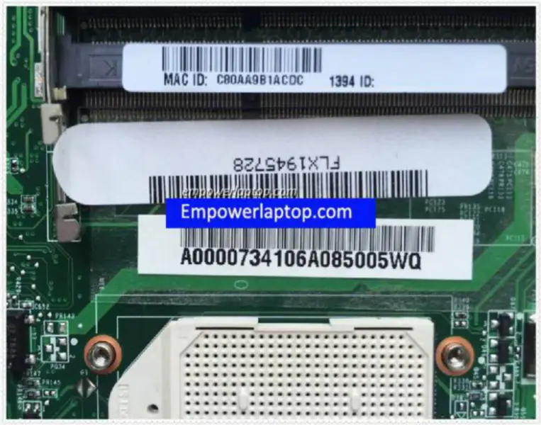 Toshiba Satellite L645 Anakart