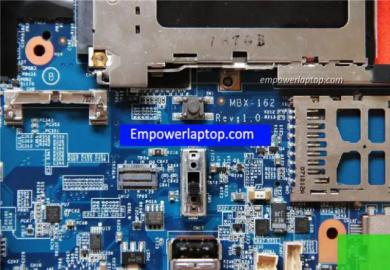 Sony A1229978A MS52 MBX-162 1P-006A502-8010 Anakart