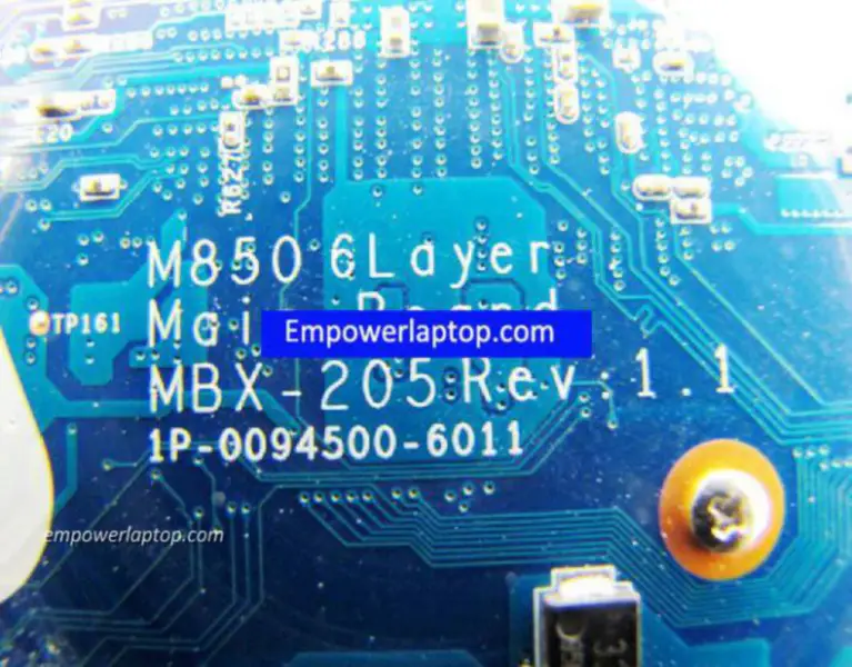 Sony A1730145A MBX-205 M850 1P-0094500-6011 Anakart