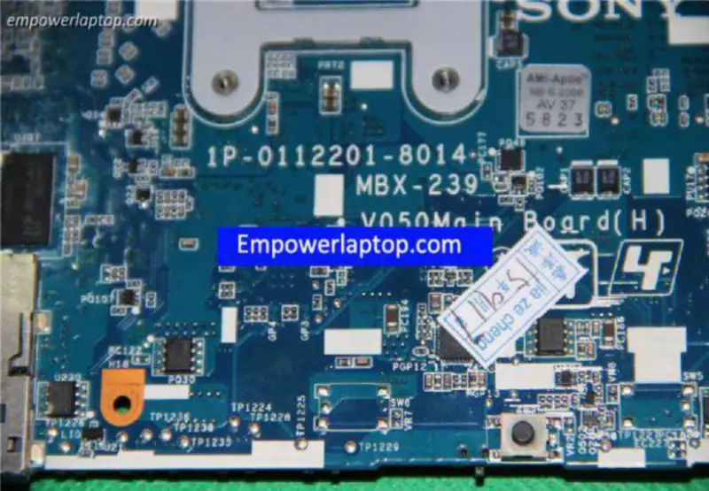 Sony VPC-CB A1818255B A1848524A A1818266B MBX-239 1P-0112201-8014 Anakart