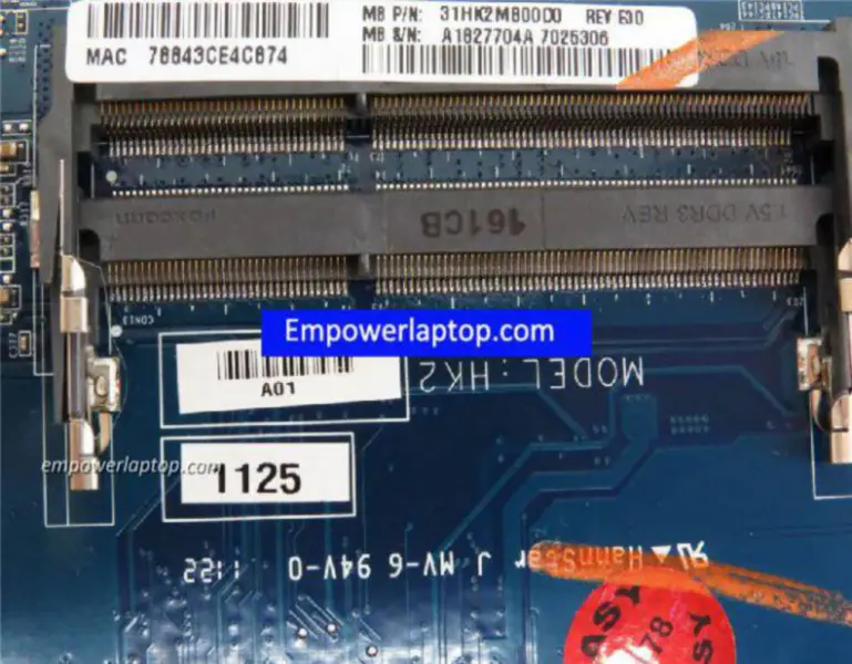 Sony MBX-248 A1827704A DA0HK2MB6E0 Anakart