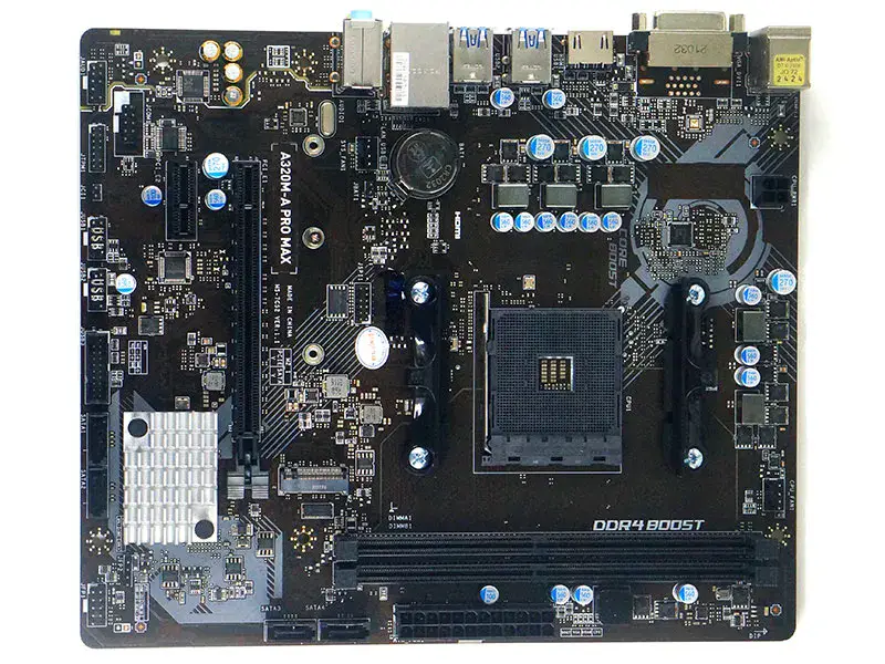 MSI A320M-A PRO MAX Anakart A320M MATX A320 DDR4 32G