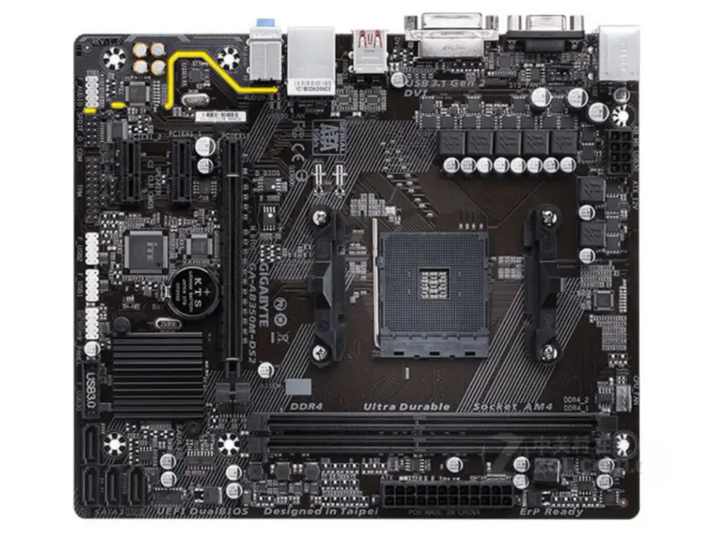 Gigabyte GA-AB350M-DS2 Anakart B350 Soket AM4 DDR4
