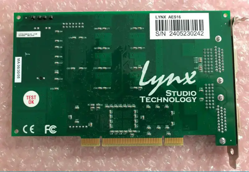 Lynx AES16 8 kanallı AES/EBU PCI Ses Arabirimi A/D/A 192kHz /DAB/Streaming