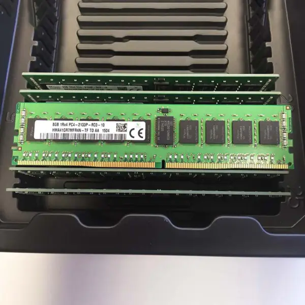 Sk Hynix 8gb Ddr4 2133mhz Ecc Reg 1rx4 Pc4-2133p Sunucu Belleği İçin 2 adet Hma41gr7mfr4n-tf Ram