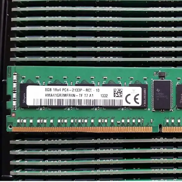 Sk Hynix 8gb Ddr4 2133mhz Ecc Reg 1rx4 Pc4-2133p Sunucu Belleği İçin 2 adet Hma41gr7mfr4n-tf Ram