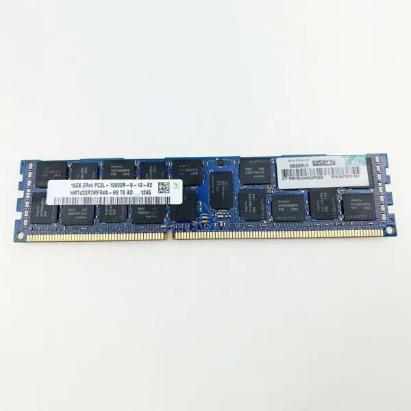 Hp 647901-b21 647653-081 16gb Ddr3 1333 10600r Ram İçin Sunucu Belleği