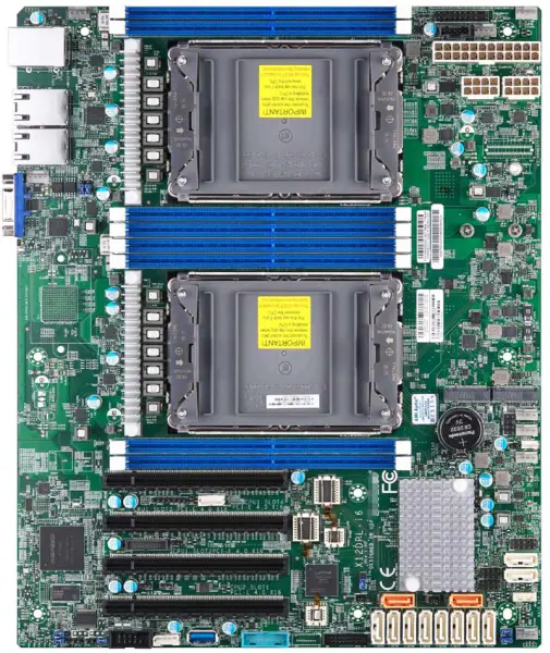 X12dpl-i6 Supermicro Anakart Lga-4189 Xeon Ölçeklenebilir İşlemciler İçin Pci-e 4.0 Sata3 (6 Gbps) Intel I210 ile Çift Lan