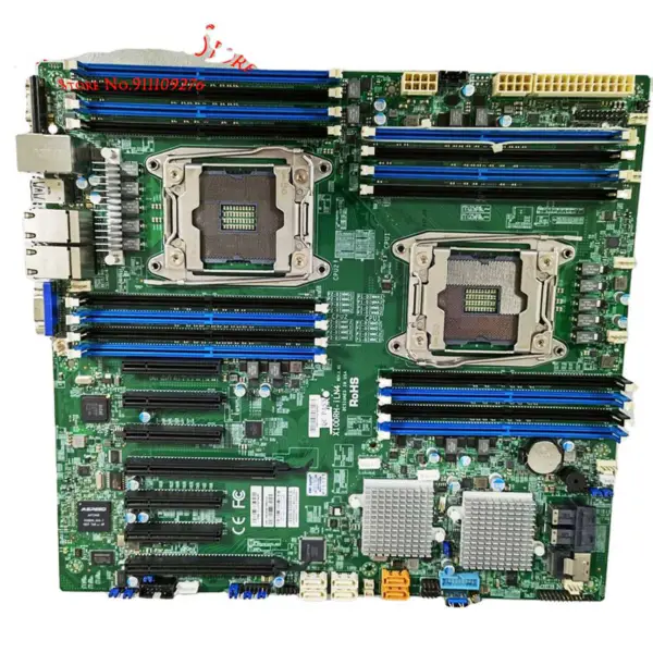 X10drh-iln4 Supermicro Anakart Lga2011 E5-2600 V4 / v3 Ailesi Ddr4 Ipmi 2.0 İçin