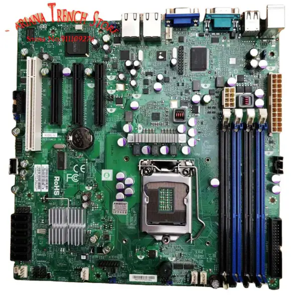 Supermicro Anakart Lga 1156 Xeon X3400 / L3400 Serisi Core I3 Ddr3 için X8sil-v