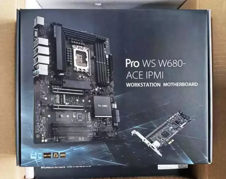 Pro Ws W680-ace Ipmi Atx İş İstasyonu Anakartı Lga 1700 12./13. Nesil Çekirdek İşlemciler