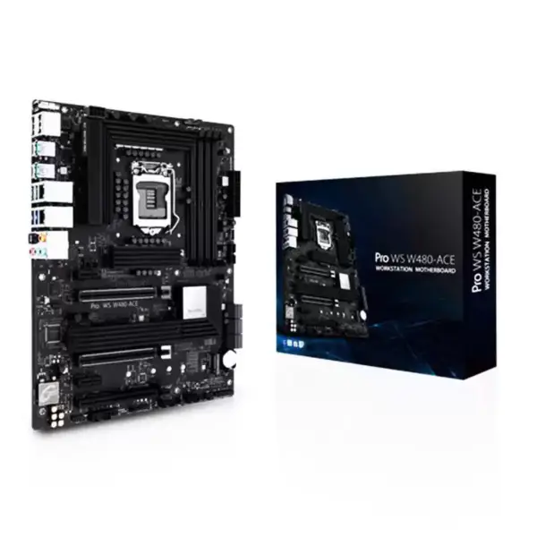 Pro Ws W480-ace Atx İş İstasyonu Anakartı Lga 1200 10./11. Nesil Core I9/i7/i5/i3 Xeon W İşlemciler