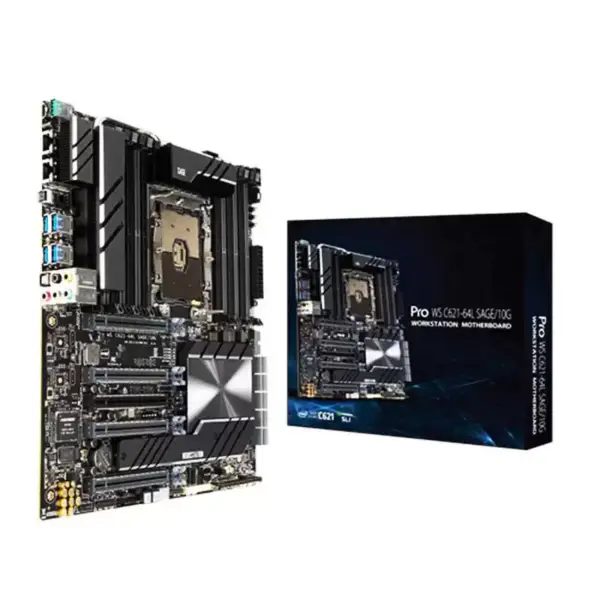 Pro Ws C621-64l Sage/10g İş İstasyonu Anakartı Lga3647 1./2. Nesil Xeon Ölçeklenebilir İşlemciler
