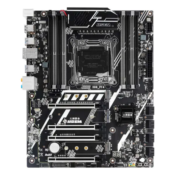 Hsgm X99-pf4 Destek 22nm İşlemci Sunucu Evrensel Pci-e 3.0 Bilgisayar Anakartı