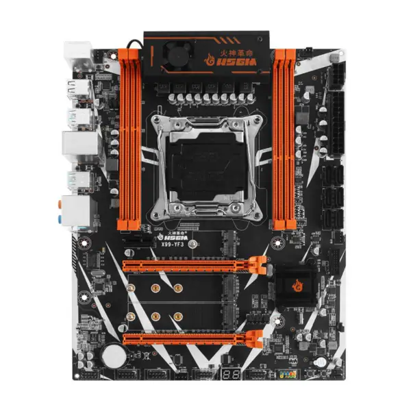 Hsgm X99-yf3 Anakart Lga 2011-3 Cpu Sockset Yüksek Performanslı Oyun Anakartı Sunucu Anakartı