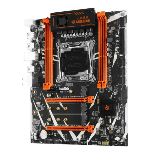 Hsgm X99-yf3 Anakart Lga 2011-3 Cpu Sockset Yüksek Performanslı Oyun Anakartı Sunucu Anakartı