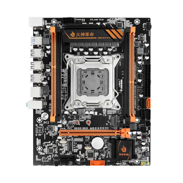 Hsgm X79-s300 Sunucu Anakartı 4 * usb3.0 + 9 * usb2.0 Port128gb Bellek Yüksek Performanslı Bilgisayar Anakartı