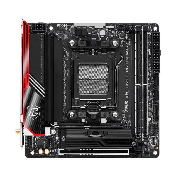 AsRock Itx Anakart B650e Pg-itx Wifi Ddr5 Am5 Destek Cpu 7950x 7900x 7700x 7600x
