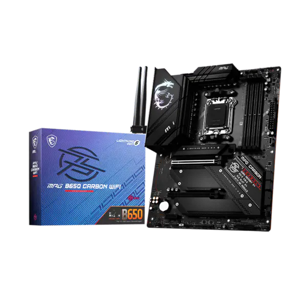 Ms Atx Anakart Mpg B650 Carbon Wifi Ddr5 Am5 Destek Cpu 7950x 7900x 7700x 7600x B650
