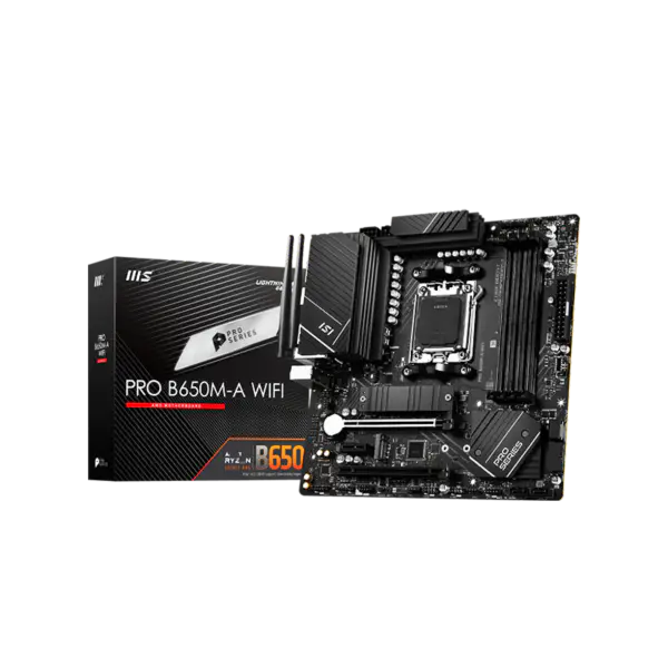 Ms M-atx Anakart Pro B650m-a Wifi Ddr5 Am5 Destek Cpu 7950x 7900x 7700x 7600x B650m-a