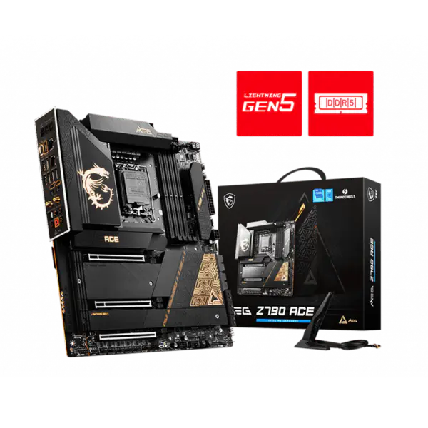 Ms Anakart Gamer Meg Z790 Ace Wifi Ddr5 Anakart Cpu 13900k 13600kf 13700kf 13900kf