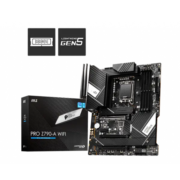 Ms Anakart Pro Z790-a Wifi Ddr5 Anakart Lga 1700 Cpu 13900k 13600kf 13700kf 13900kf