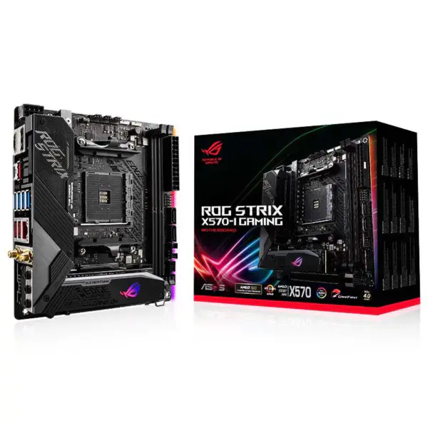 Asus Rog Strix X570-i Gaming Ddr4 Argb Anakart İşlemci Desteği 5800x 5900x 5950x X570-i
