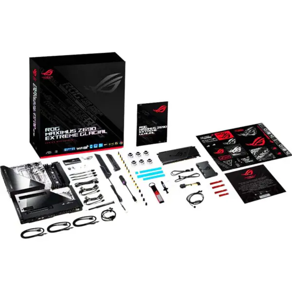 Asus Pc Anakart Ddr5 Cpu 12700 2700kf Intl Z690 Lga 1700 Anakart Rog Z690 Extreme Glacial