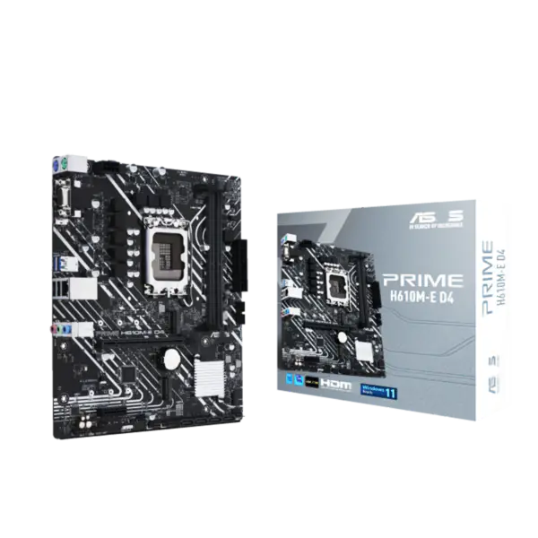 Asus H610 H610i H610m Anakartlar Destek Cpu G7400 12400f 12400 Ssds M.2 Lga 1700 Anakart Prime H610m-e D4