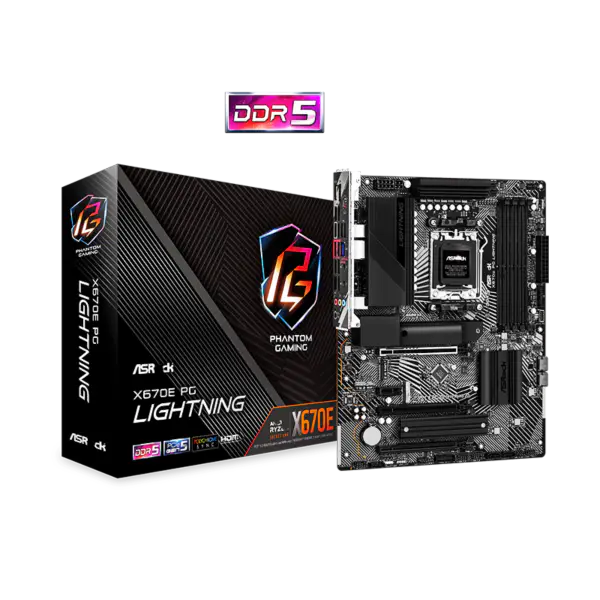 Asrock X670 X670e Motherboards Am5^5 Support 7000 Series Processor Socket Am5 Motherboard X670e Pg Lightning Ddr5 Am5